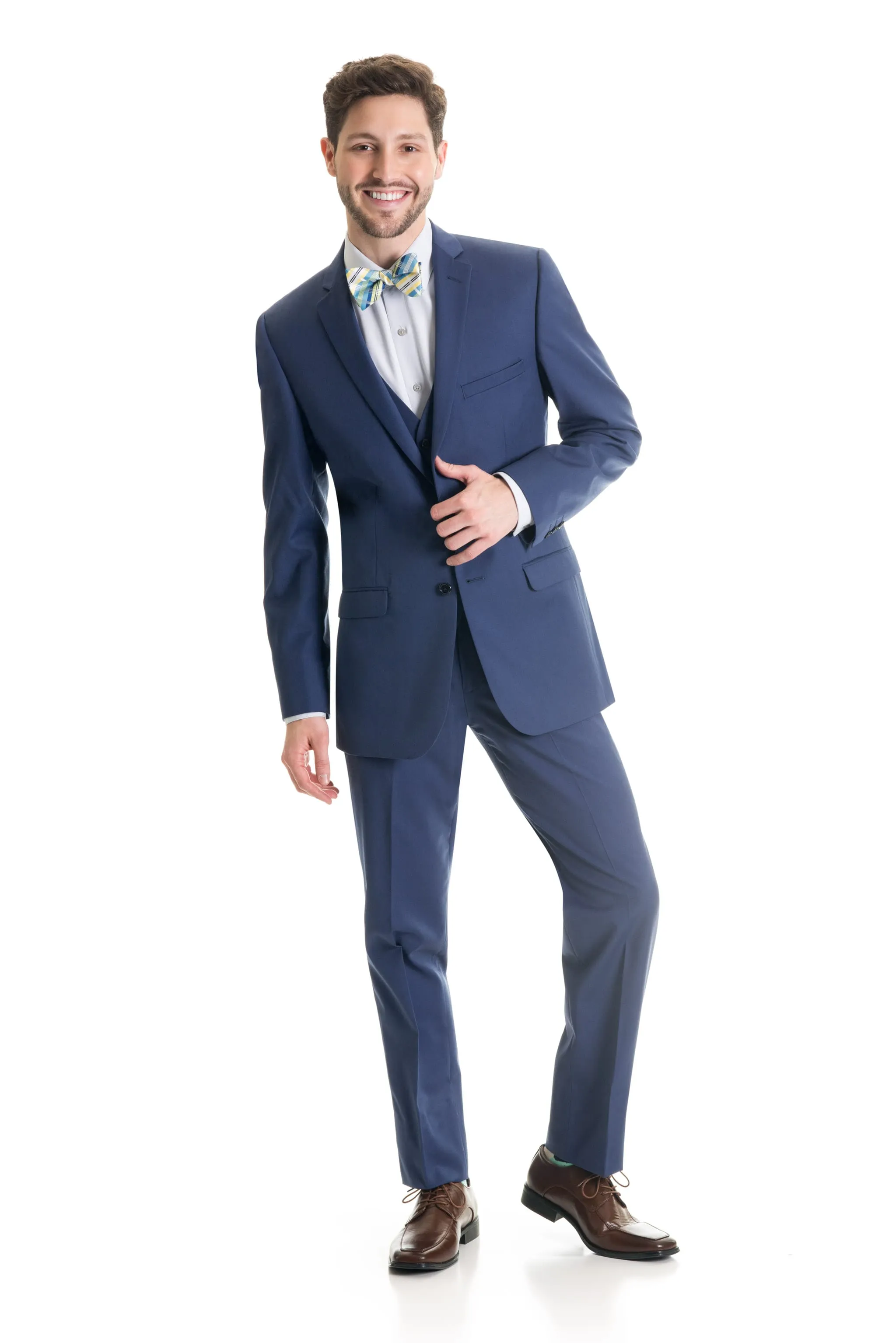 Indigo Slim Fit Suit Coat