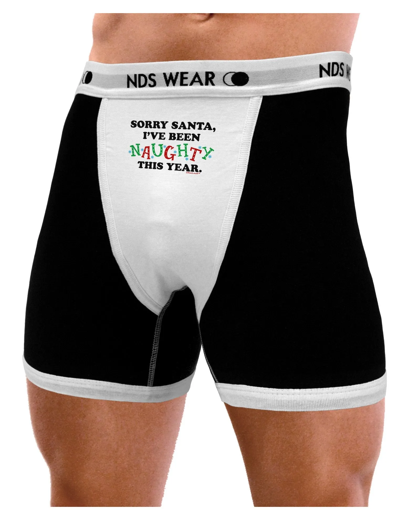 I've Been Naughty This Year Mens Boxer Brief Underwear