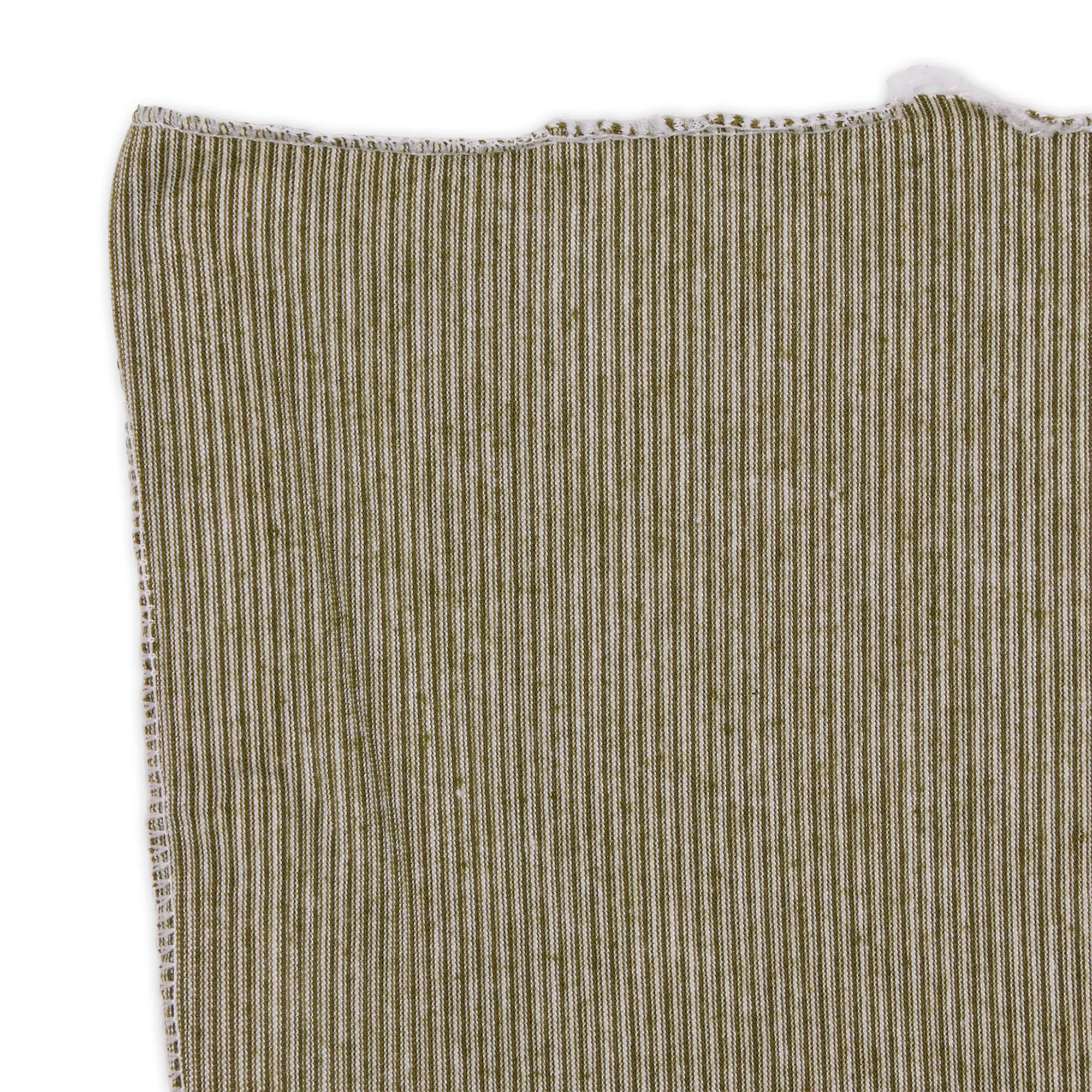 Jersey Stripe - Blanket Scarf - Olive Stripe