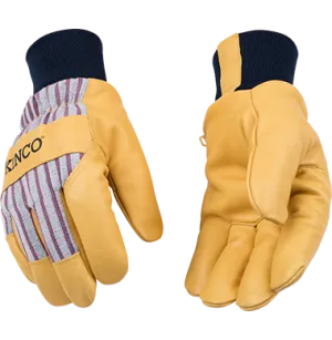 Kinco 1927KWC Kids' Trademarked Otto Cotton-Blend Canvas Fabric Back Thermal Insulation Gloves (one dozen)