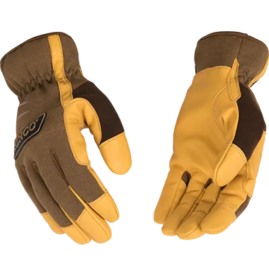 Kinco 2014 Polyester-Spandex Fabric Back MiraX2 TPR Impact Knuckle Protection Unlined Drivers Gloves (One Dozen)