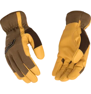 Kinco 2014 Polyester-Spandex Fabric Back MiraX2 TPR Impact Knuckle Protection Unlined Drivers Gloves (One Dozen)