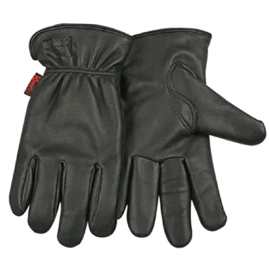 Kinco 90HKN Lined Grain Black Deerskin Drivers Gloves (one dozen)