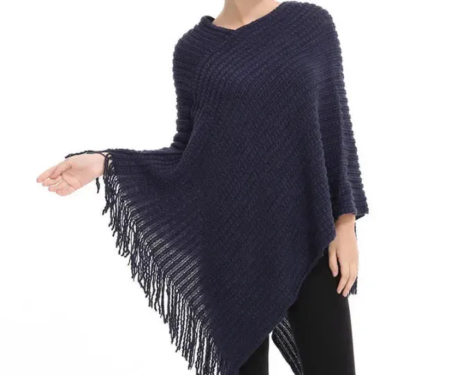 Knitted Cloak Shawl