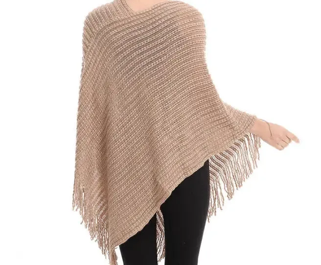 Knitted Cloak Shawl