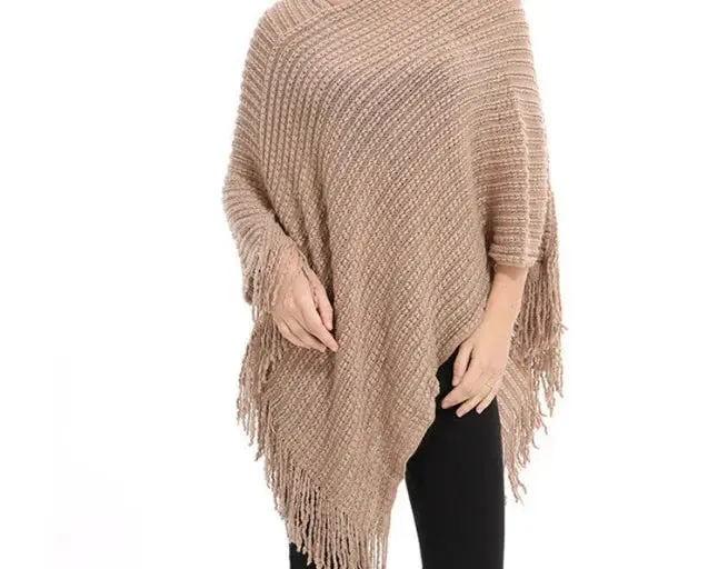 Knitted Cloak Shawl