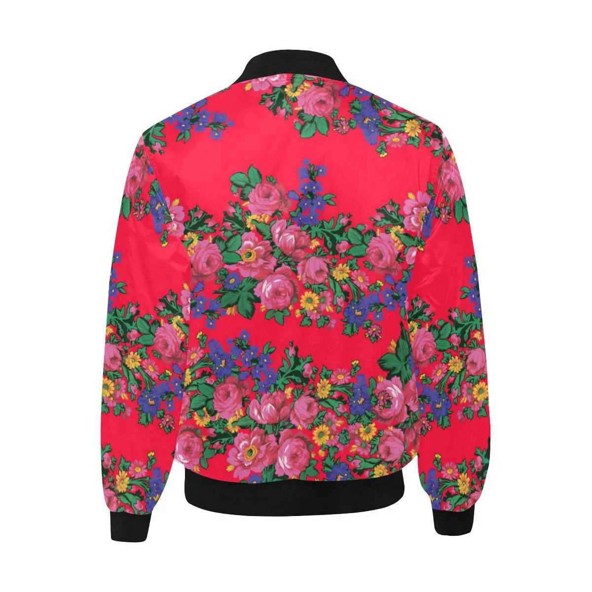 Kokum's Revenge- Dahlia Unisex Heavy Bomber Jacket with Quilted Lining