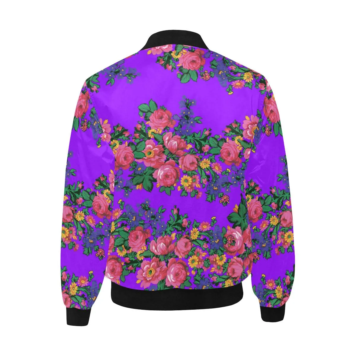 Kokum's Revenge-Lilac Unisex Heavy Bomber Jacket with Quilted Lining