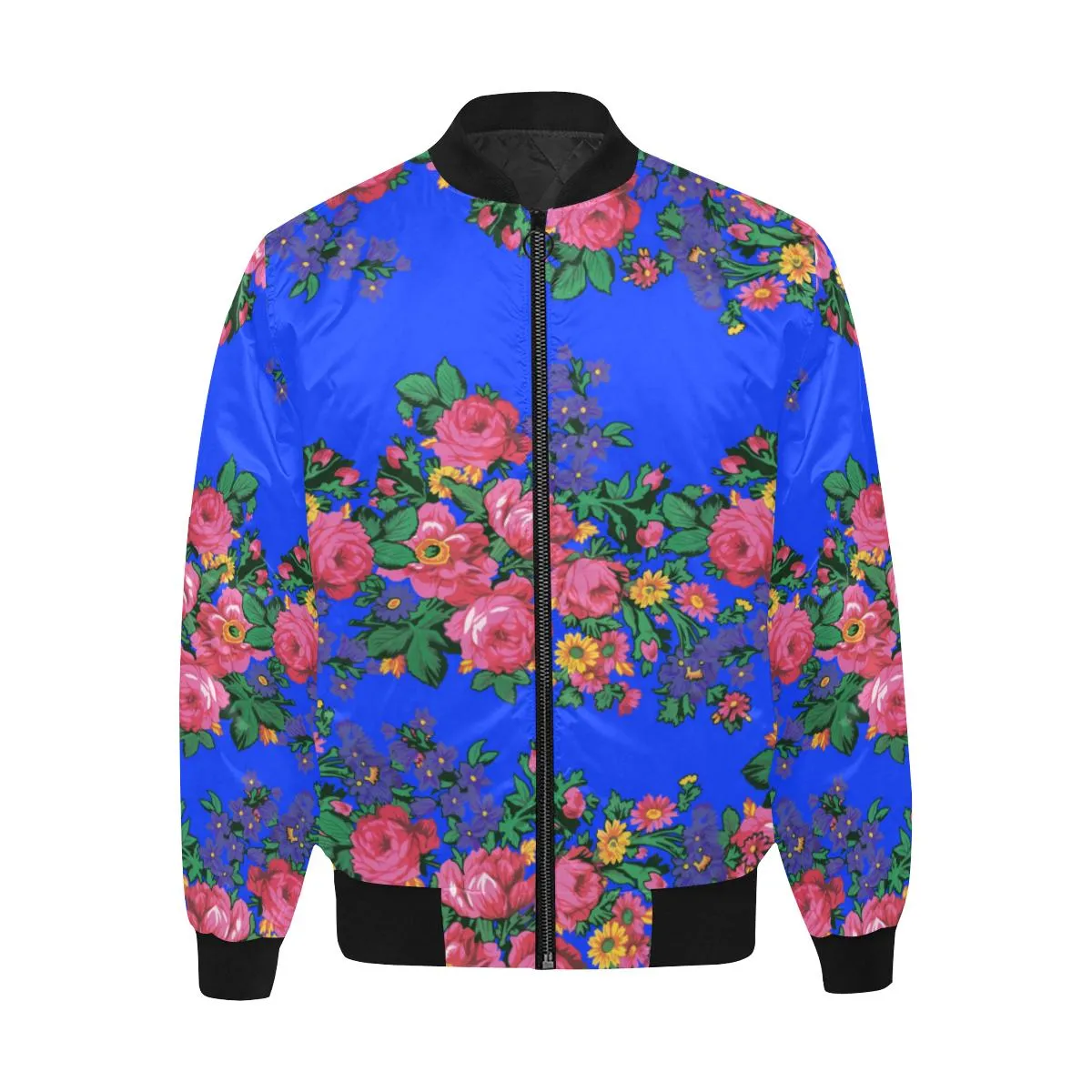 Kokum's Revenge- Royal Unisex Heavy Bomber Jacket with Quilted Lining