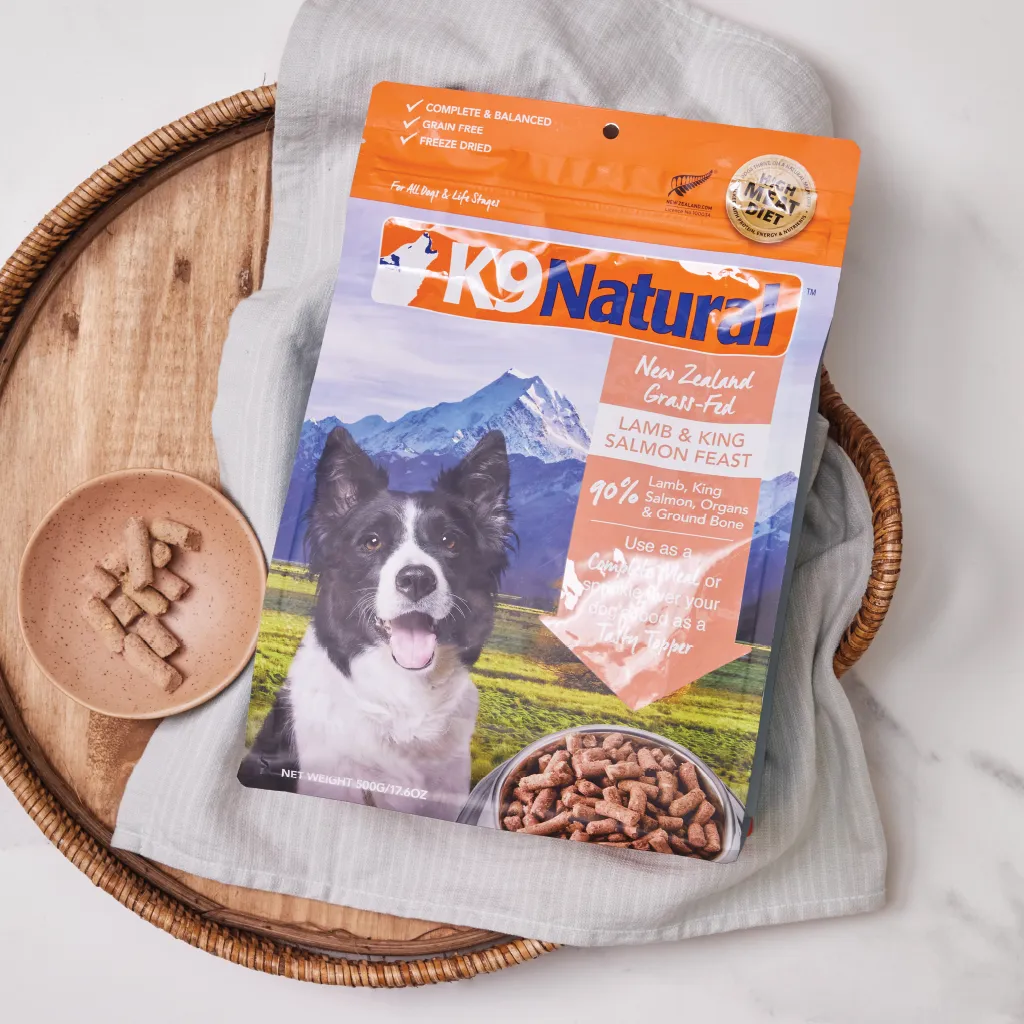 Lamb & King Salmon Feast Freeze-Dried Dog Food