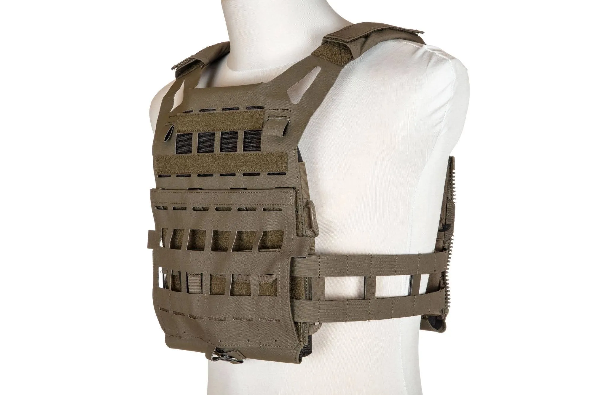 Laser Plate Carrier - Olive