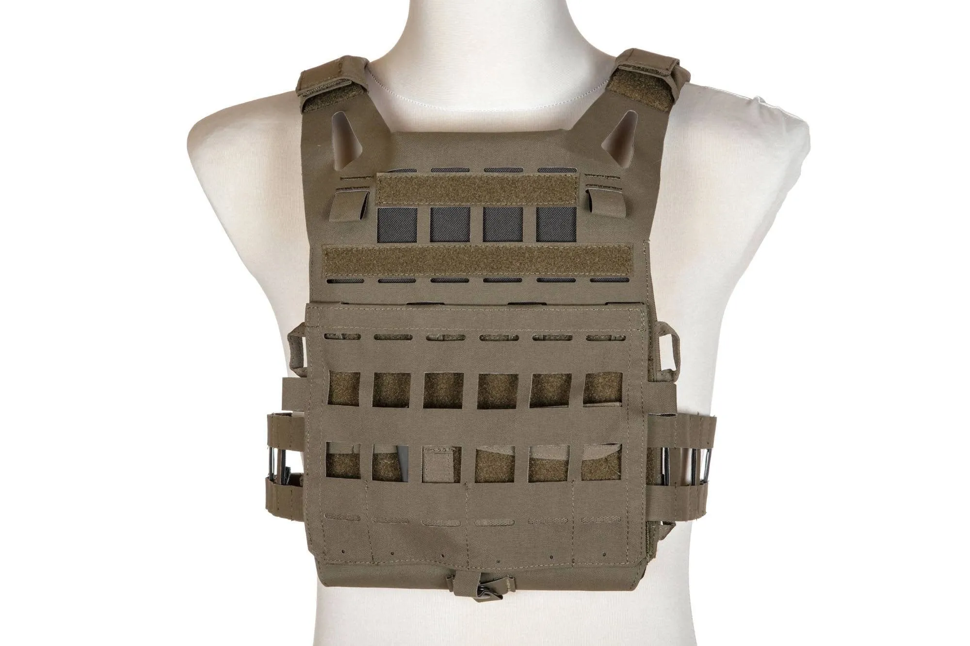 Laser Plate Carrier - Olive