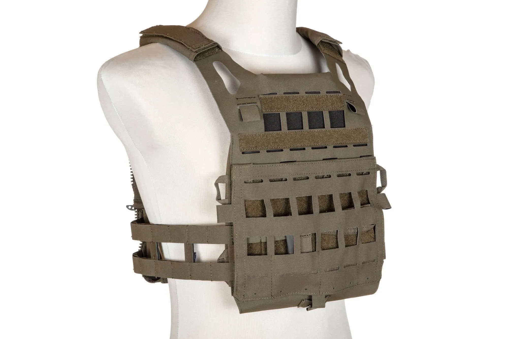 Laser Plate Carrier - Olive