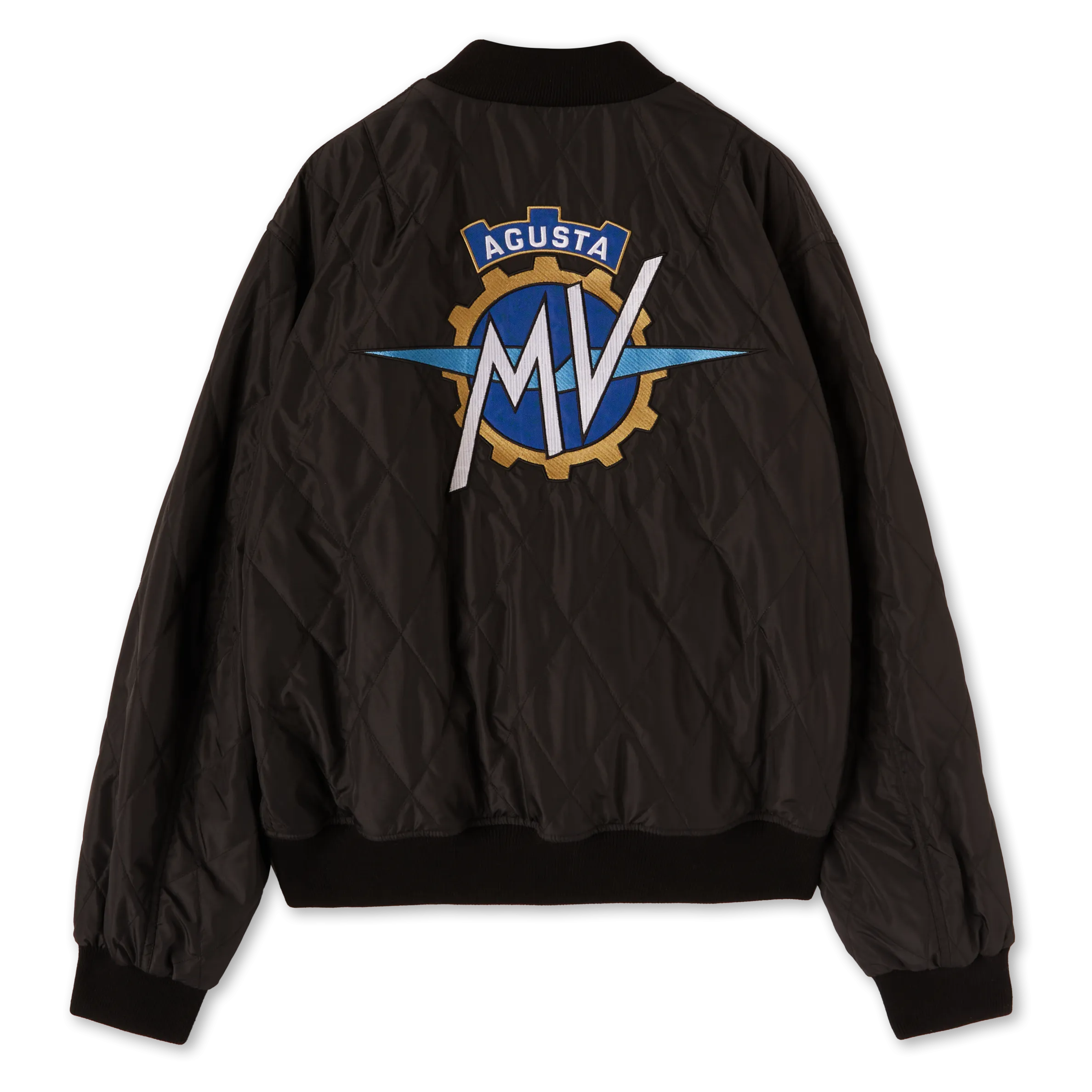 Logo Level 2 Quilted Bomber Black