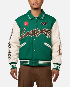 Loiter World Series Varsity Jacket Green