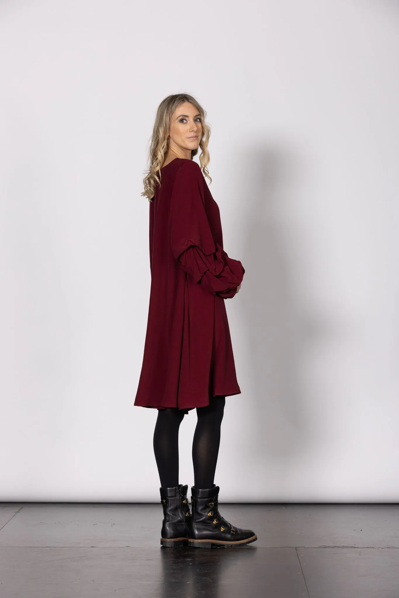 Love Story Reversible Dress - Merlot