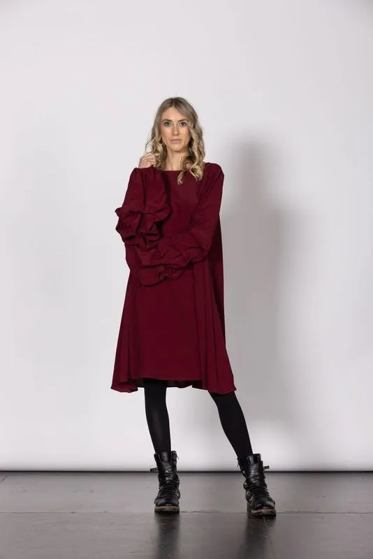 Love Story Reversible Dress - Merlot