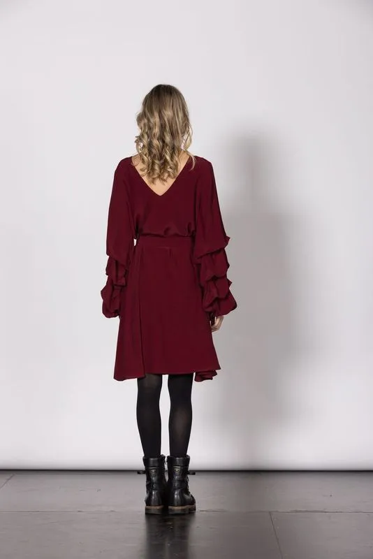 Love Story Reversible Dress - Merlot