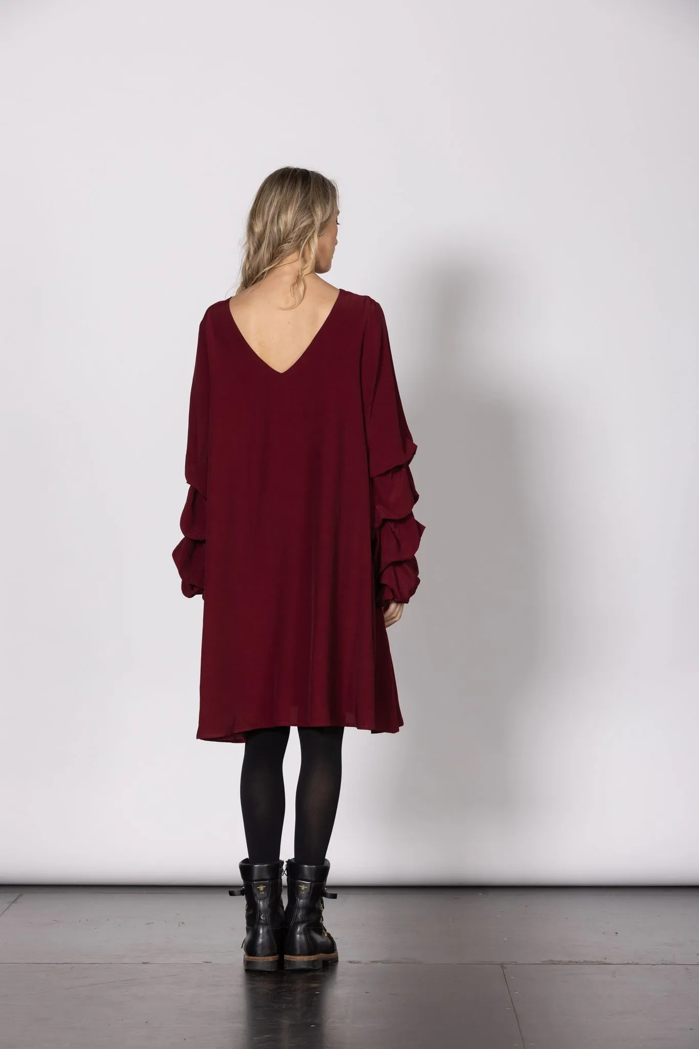 Love Story Reversible Dress - Merlot