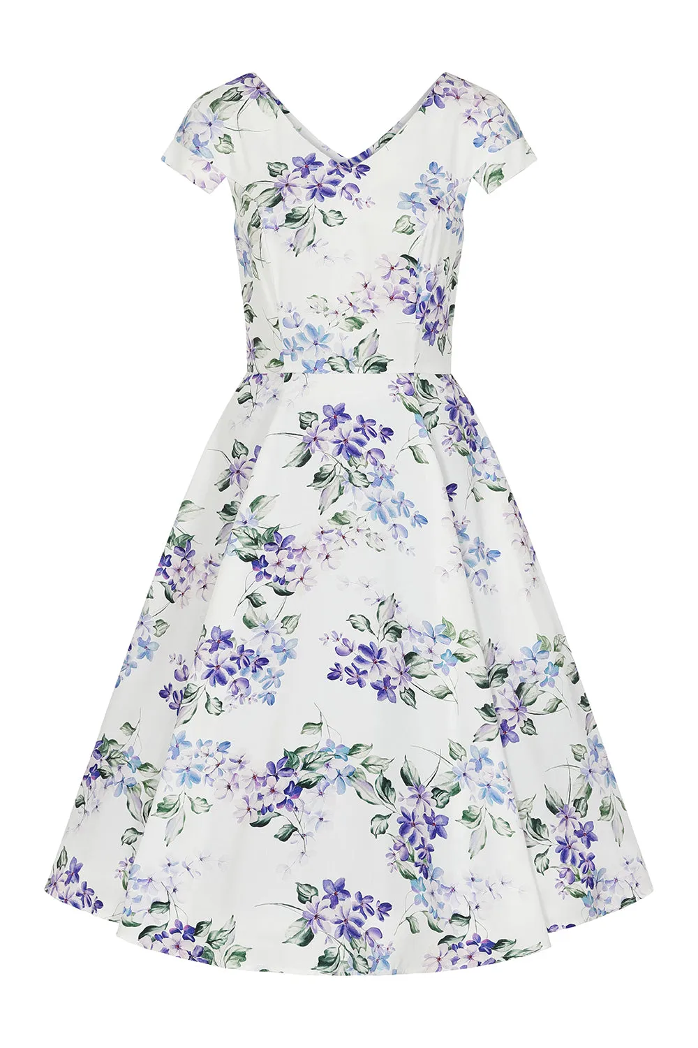 Lucie Floral Swing Dress by Hearts and Roses