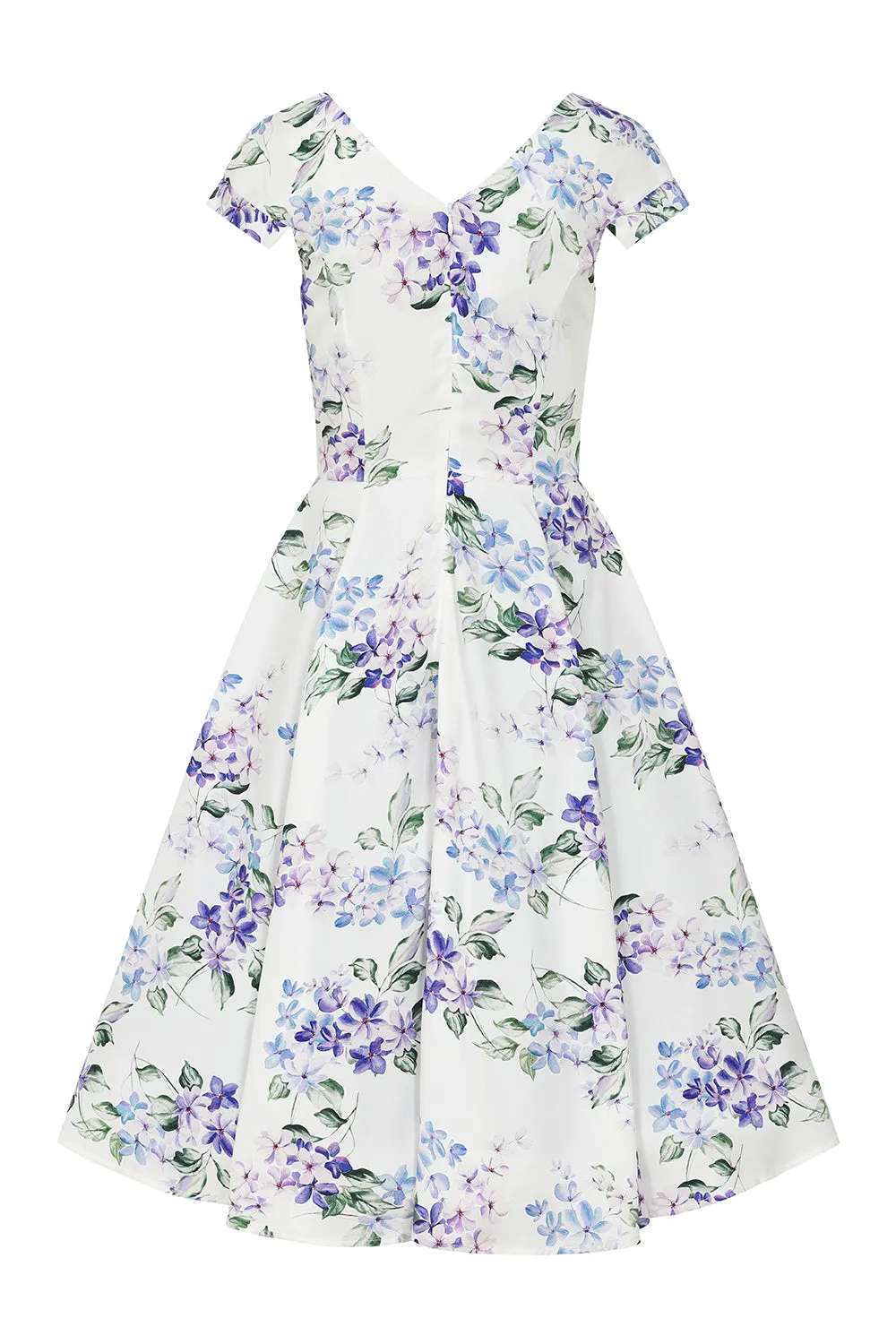 Lucie Floral Swing Dress by Hearts and Roses