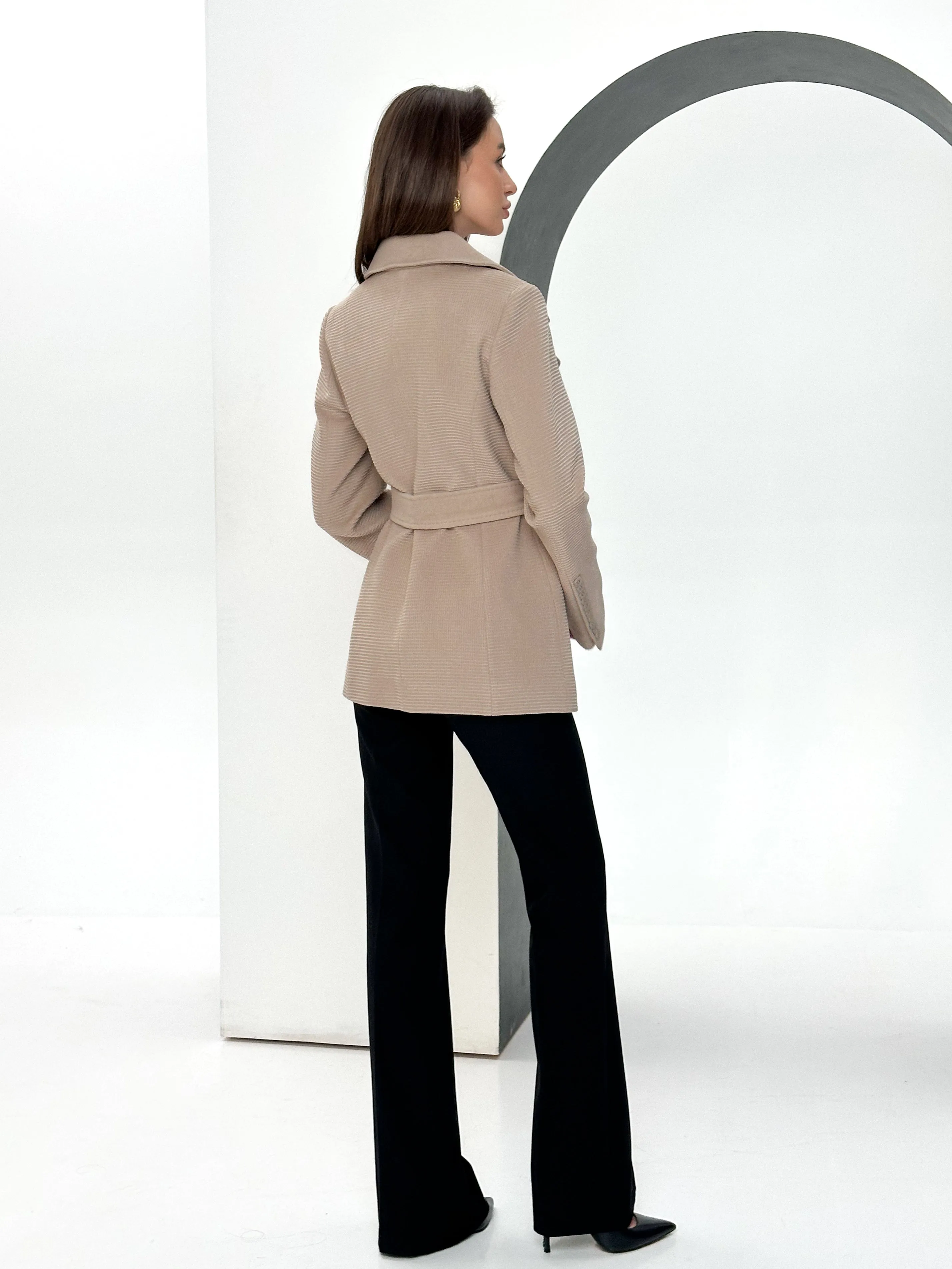 Lyndale Cashmere Wool Blend Coat