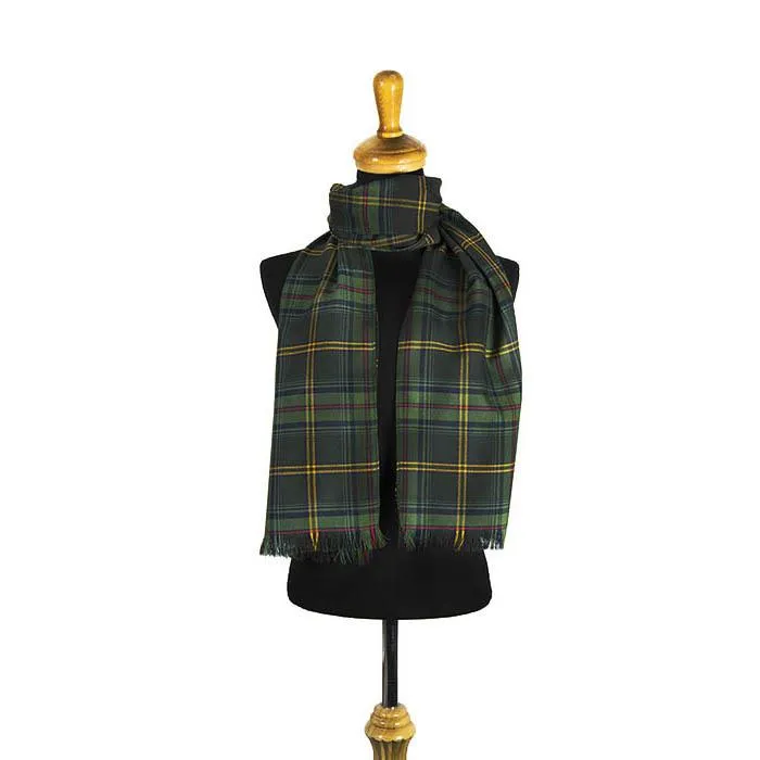 MacNicol Red Modern Tartan Scarf