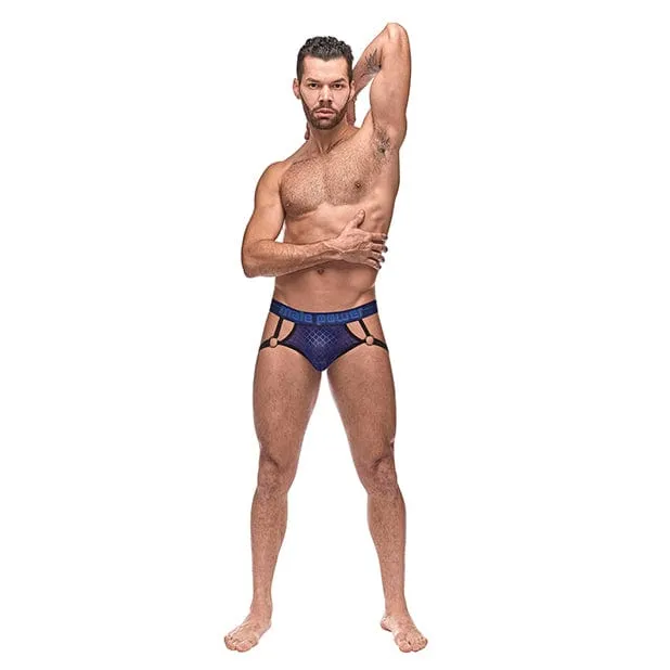 Male Power - Diamond Mesh Jock Underwear with Ring