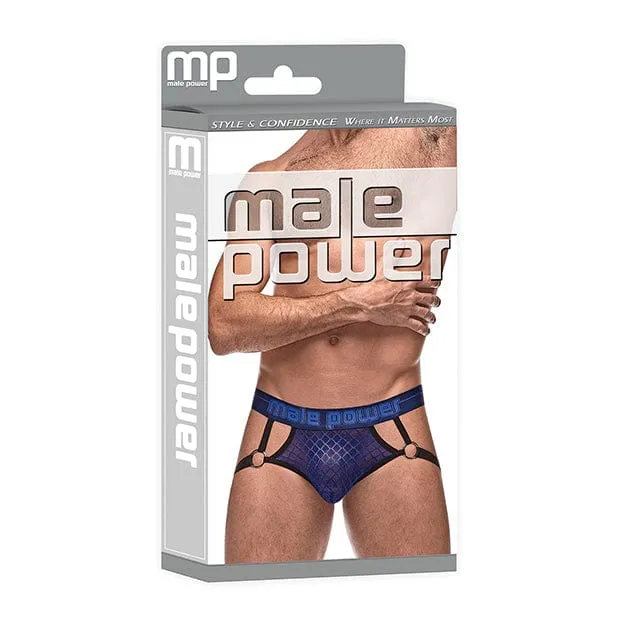 Male Power - Diamond Mesh Jock Underwear with Ring