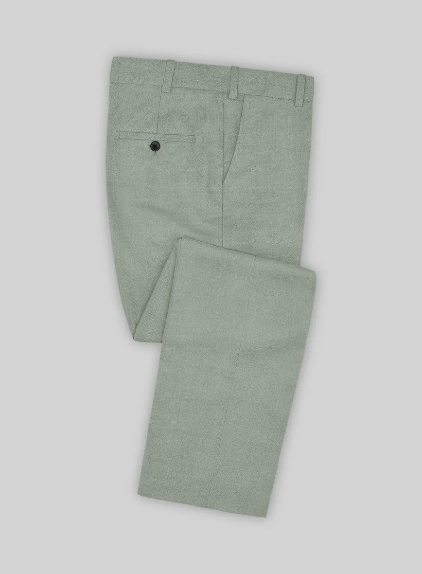 Marco Stretch Cadet Green Wool Pants