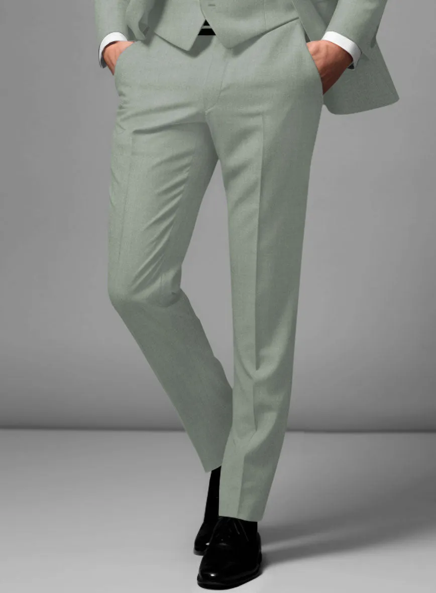 Marco Stretch Cadet Green Wool Pants