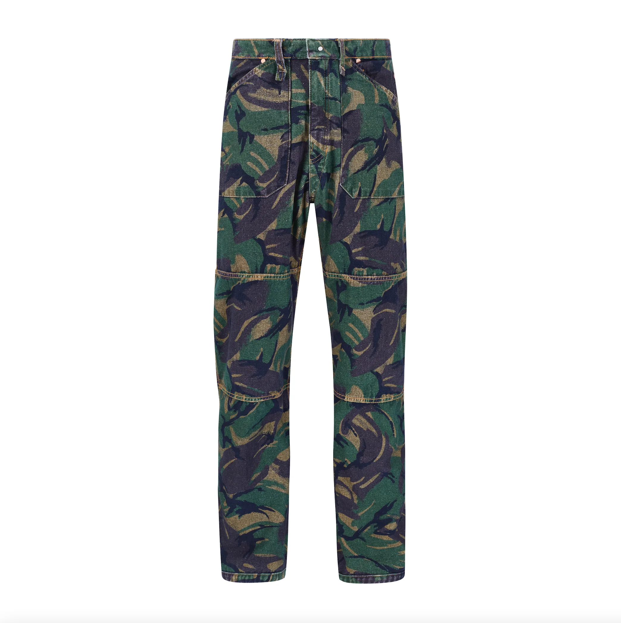 MARTINE ROSE REVERSIBLE CAMO JEAN