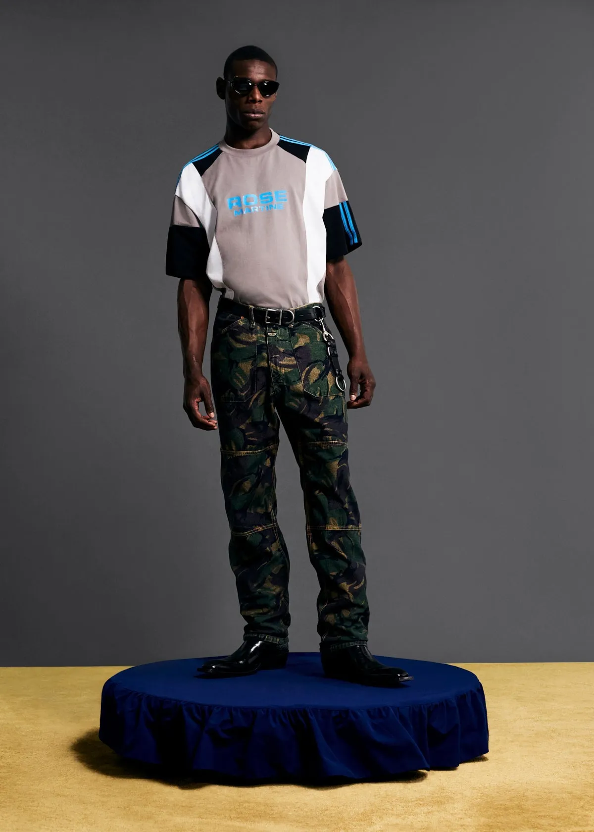 MARTINE ROSE REVERSIBLE CAMO JEAN