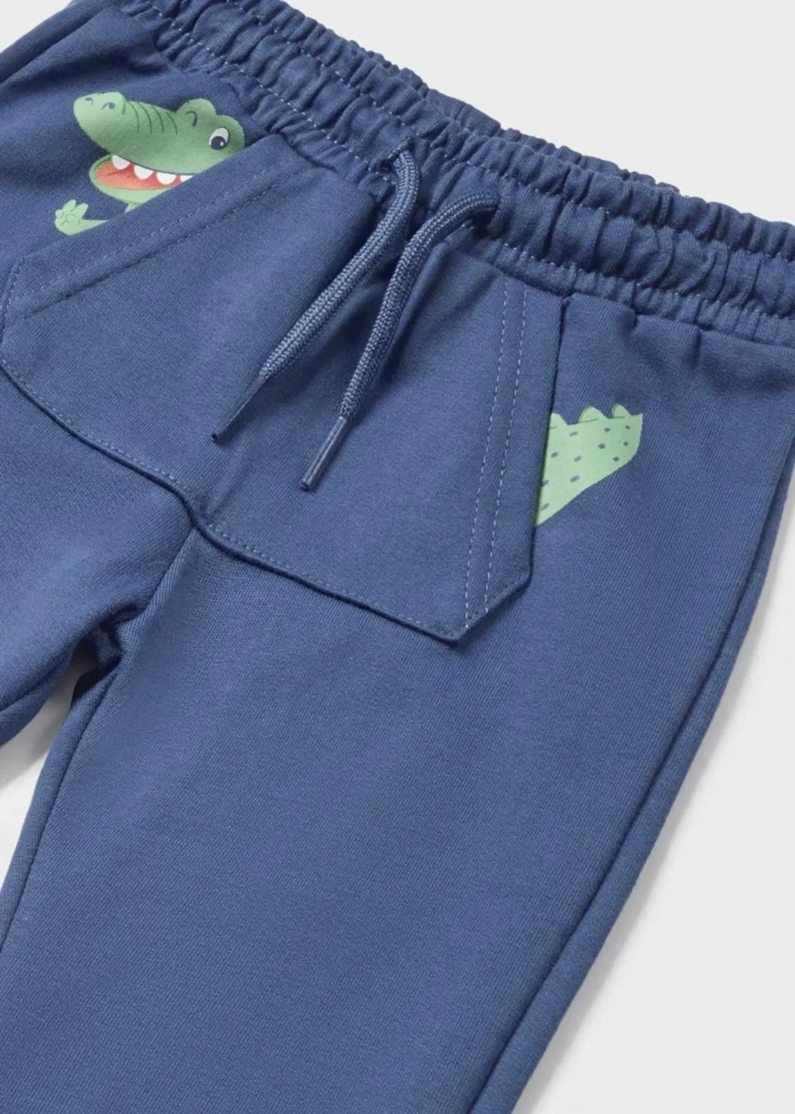 Mayoral Baby & Toddler Boys Blue Alligator Jogger Pants