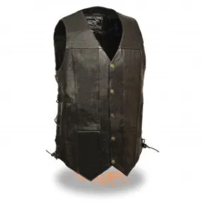 Men's 10 Pocket Side Lace Vest