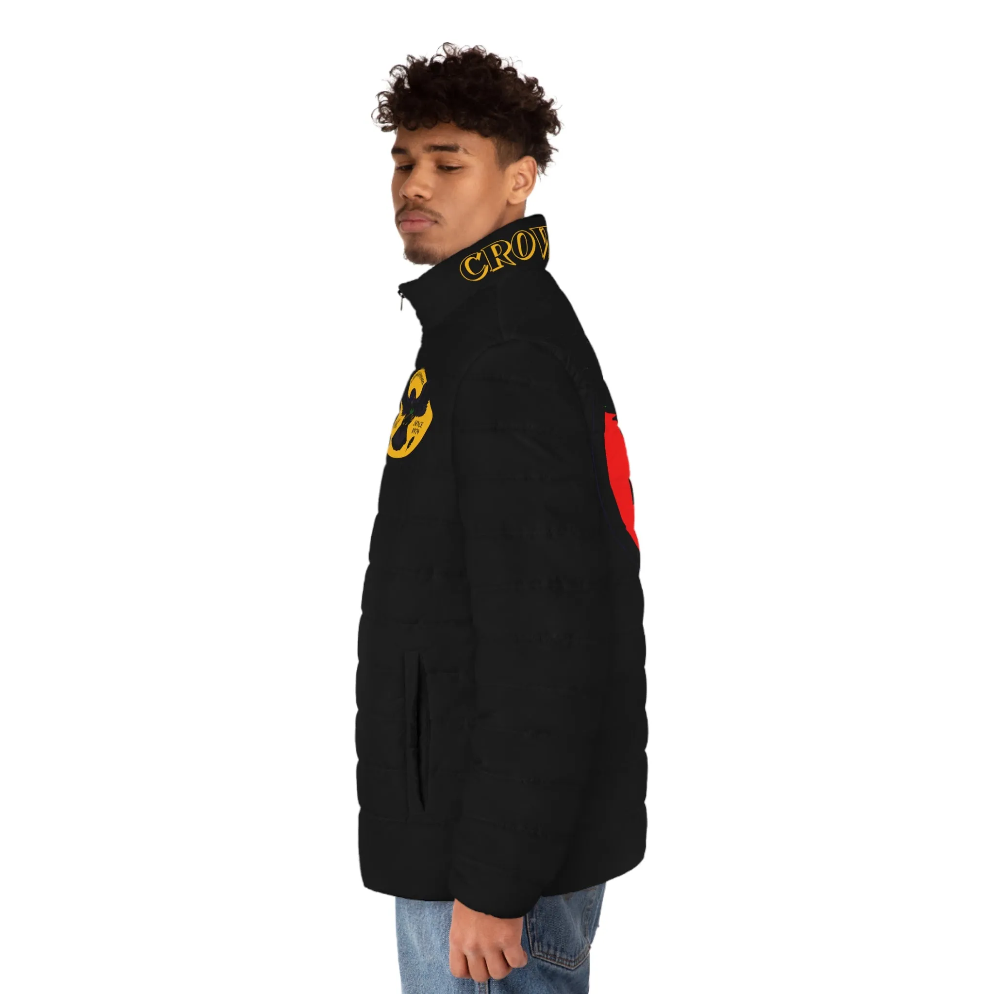 Men's 3rd GEN Puffer Jacket, BLACK W/ GOLD LOGO