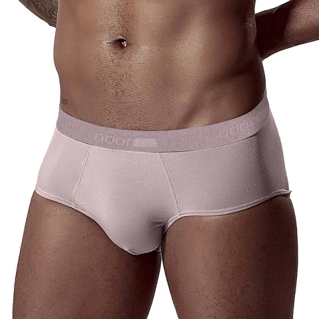 Men's Underwear Jockstrap Low Waist Cotton Underwear Bikini Men Briefs Male Underwear