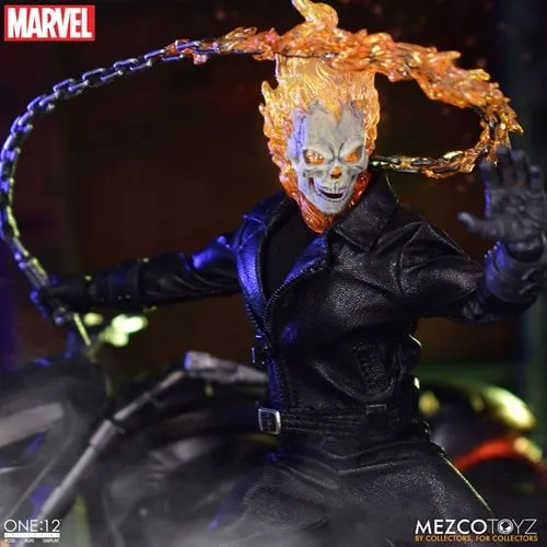 Mezco Toyz Ghost Rider and Hell Cycle One:12 Collective Action Figure Set