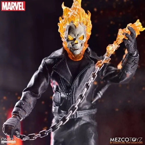 Mezco Toyz Ghost Rider and Hell Cycle One:12 Collective Action Figure Set