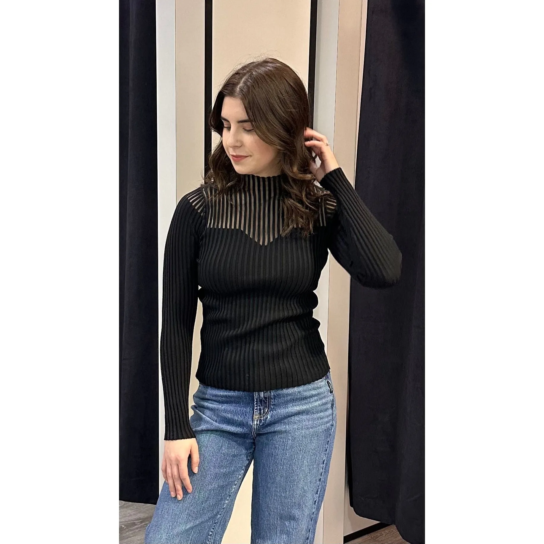 Molly Bracken Ribbed Sweater