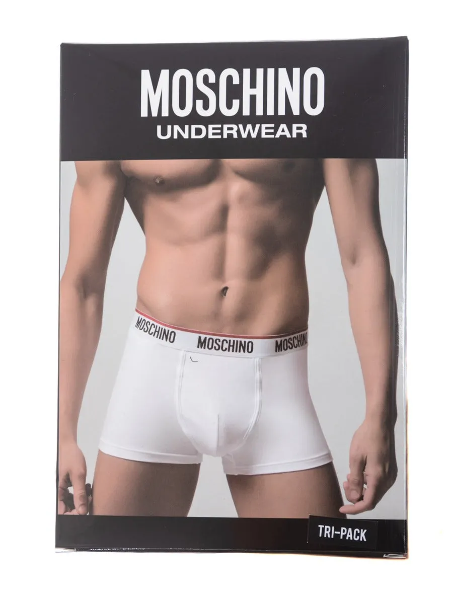 Moschino Underwear Tri Pack Boxers in White