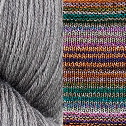 Myrsine Scarf Kit | Textile Art Using Self-Striping Yarn