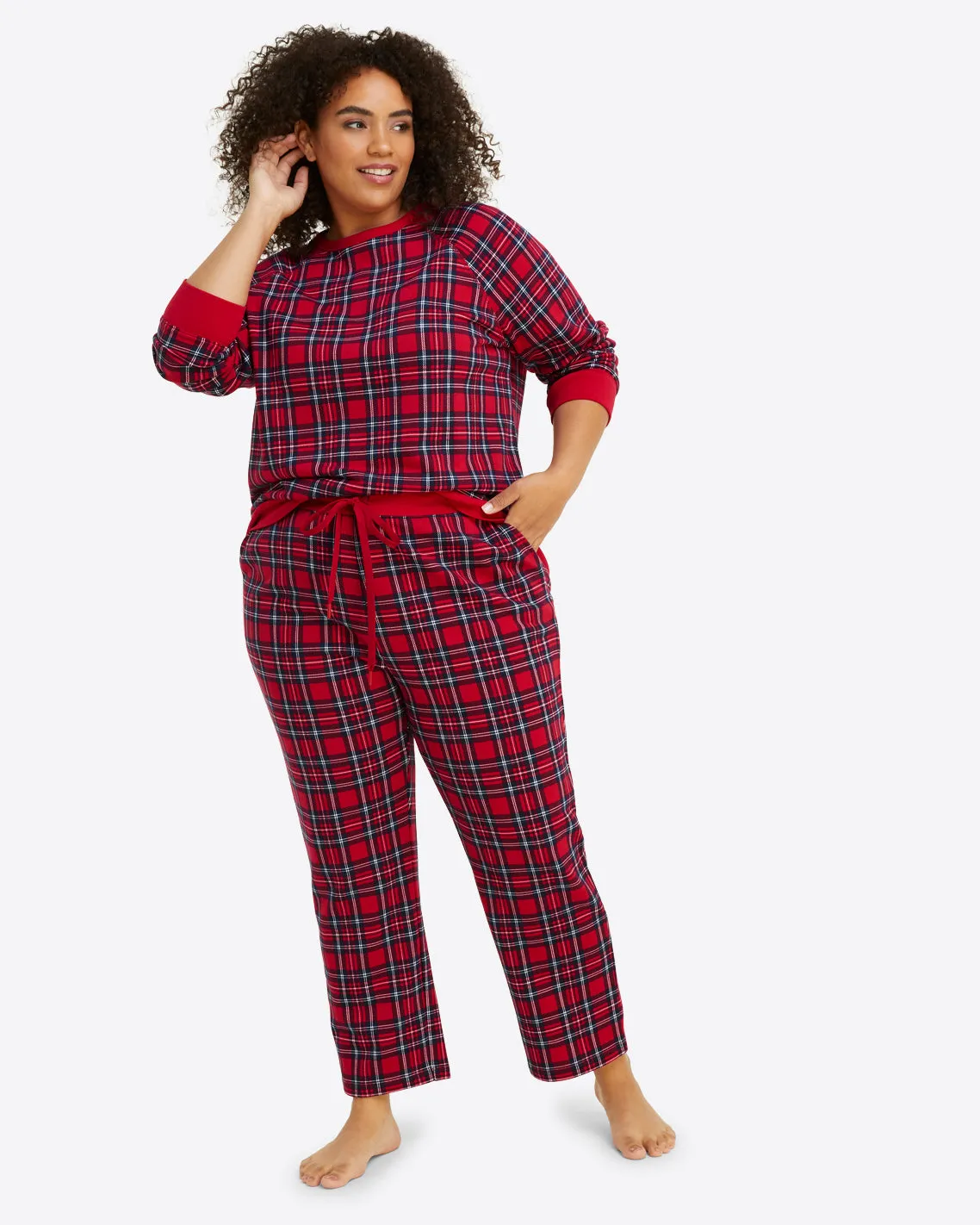 Natalie Sweatpants in Angie Plaid