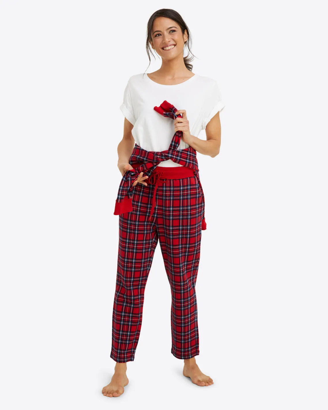 Natalie Sweatpants in Angie Plaid