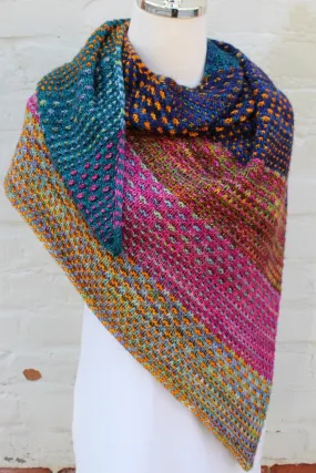 Nightshift Shawl Kit, Malabrigo Rios