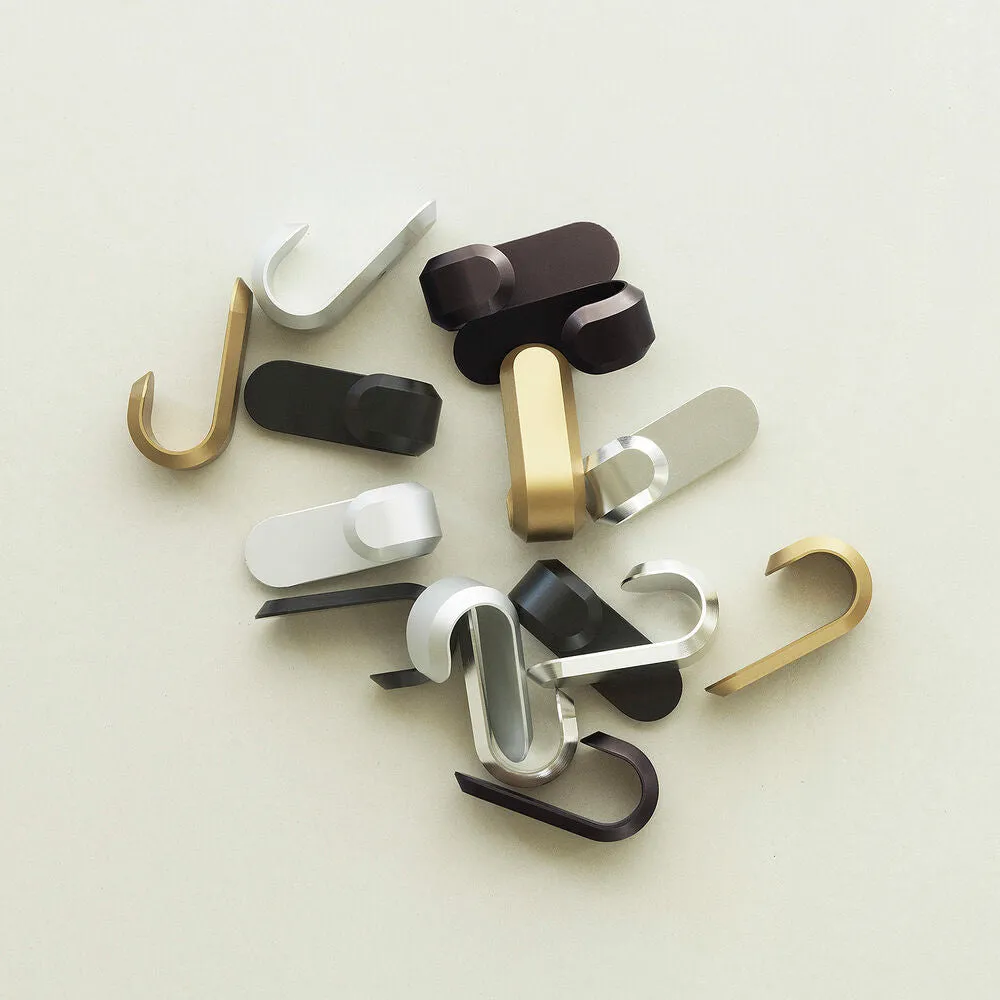 normann copenhagen | curve mini hook set | matte gold