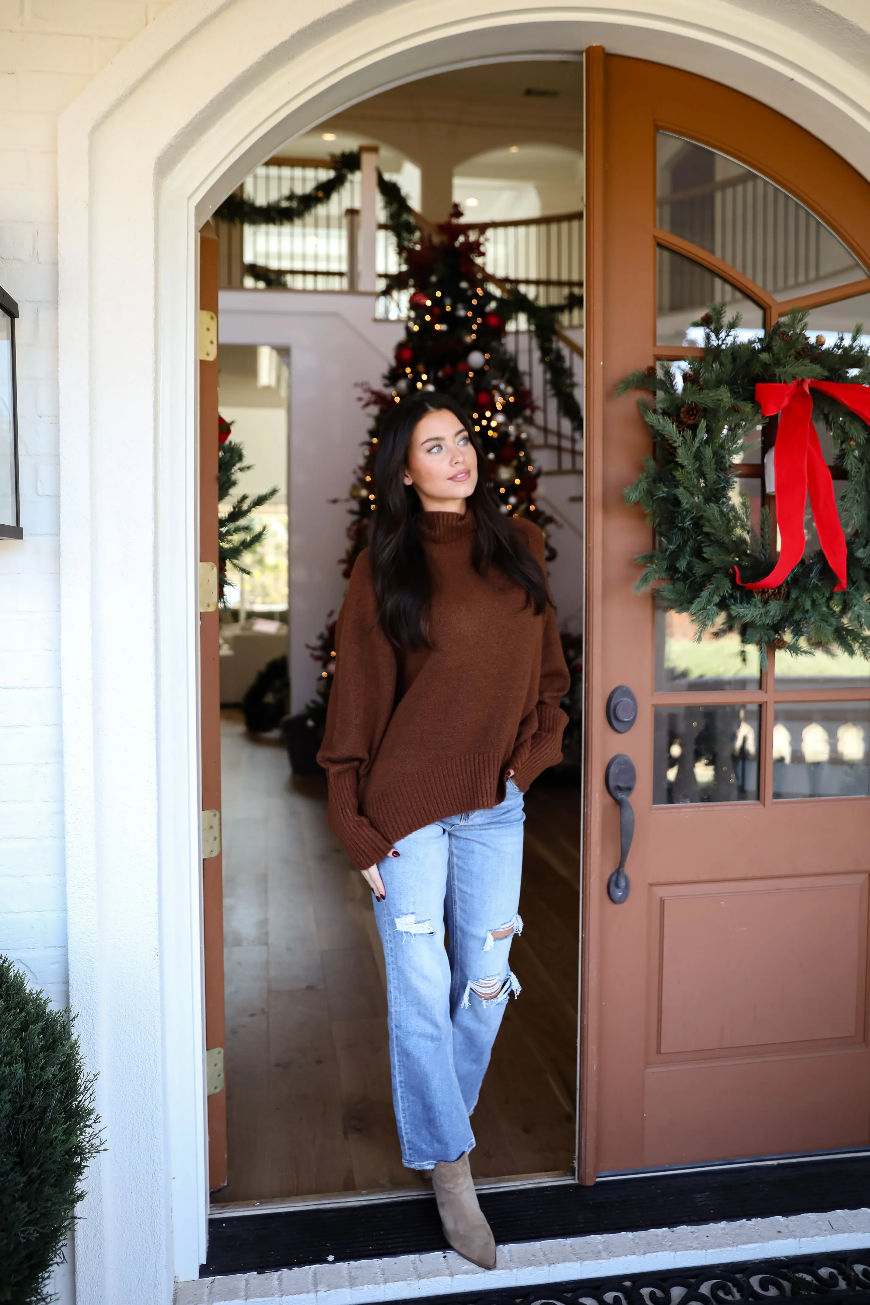 Notably Cozy Turtleneck Oversized Sweater - DOORBUSTER