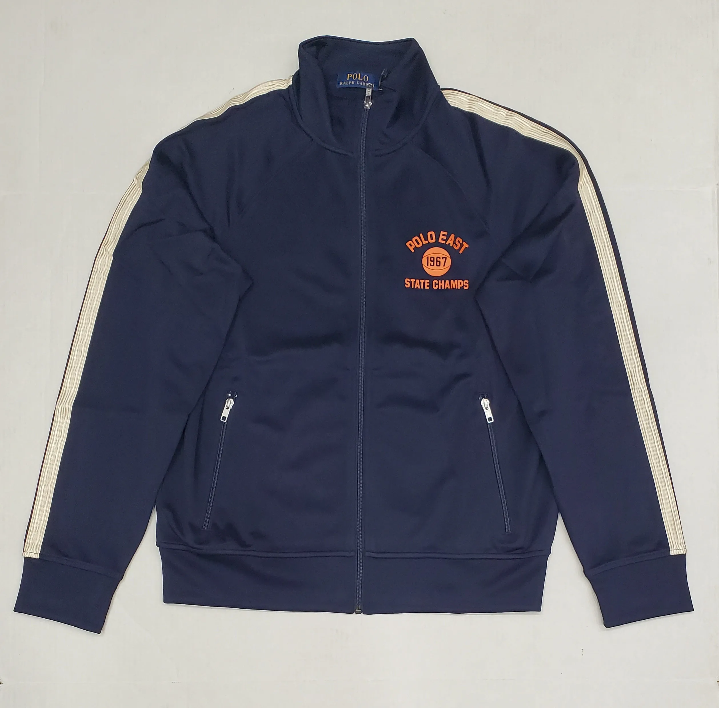 Nwt Polo Sport Navy Polo East 1967 State Champs Track Jacket With Matching Track Pants