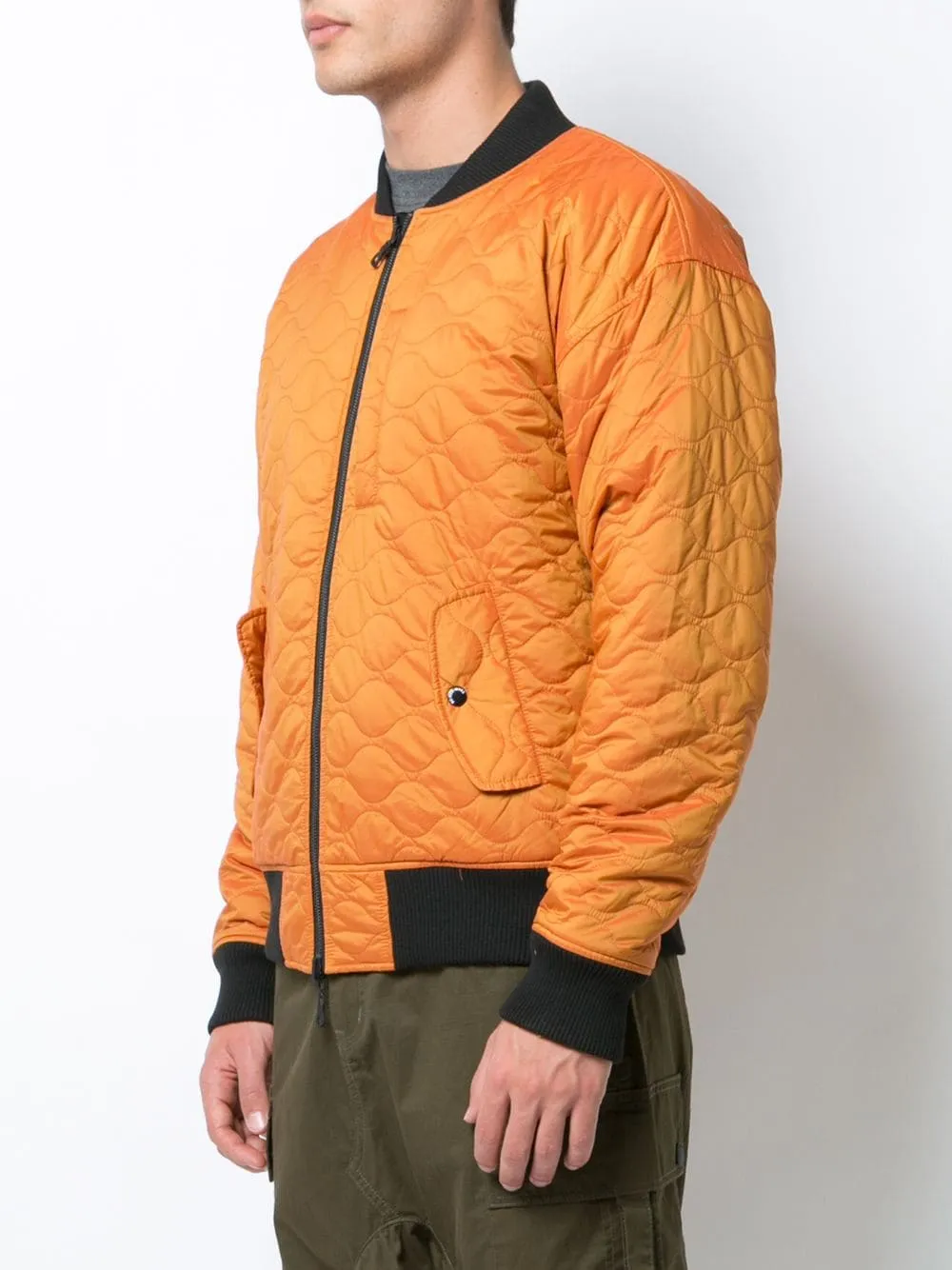 NYLON FIREARM MA-1 JACKET ORANGE