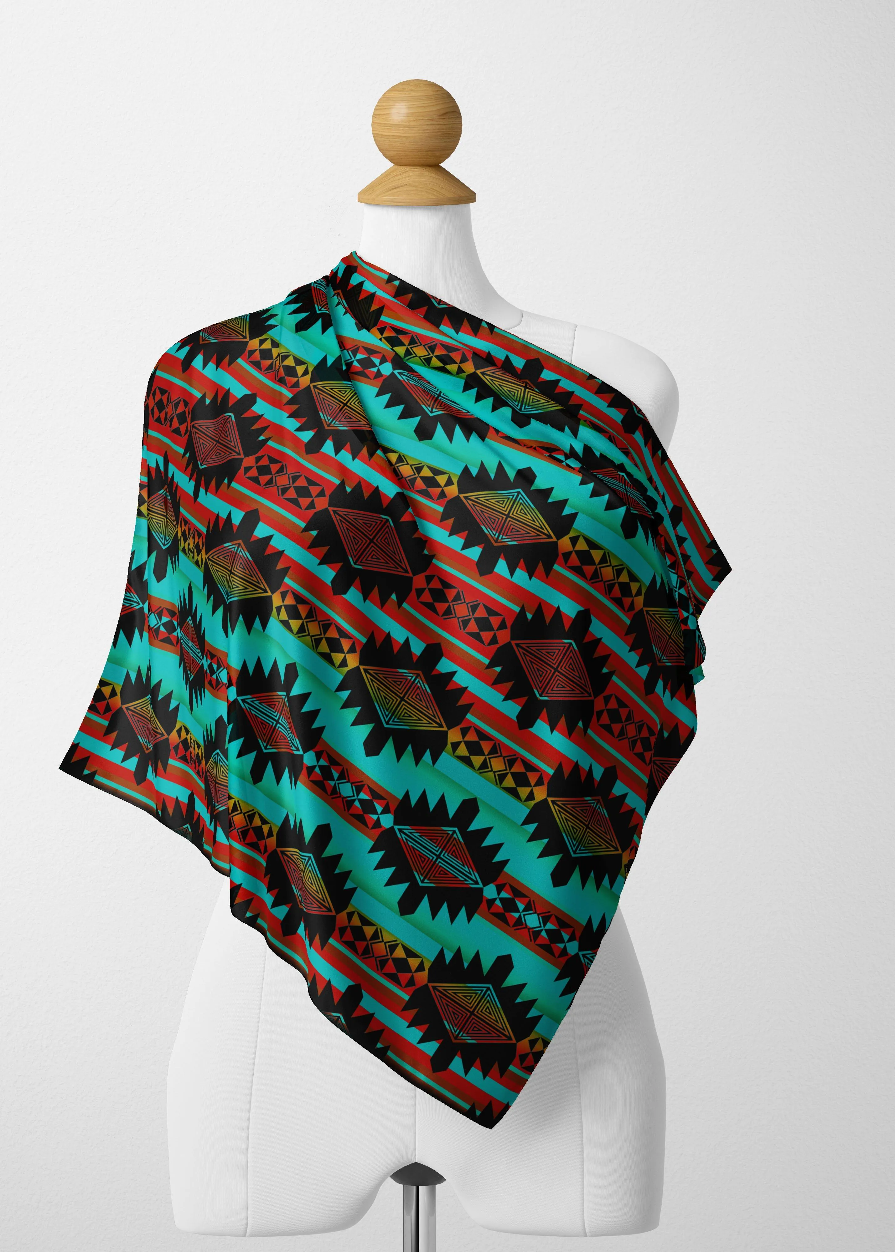 Okotoks Arrow Satin Shawl